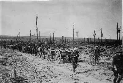 Some of the devastation at the front